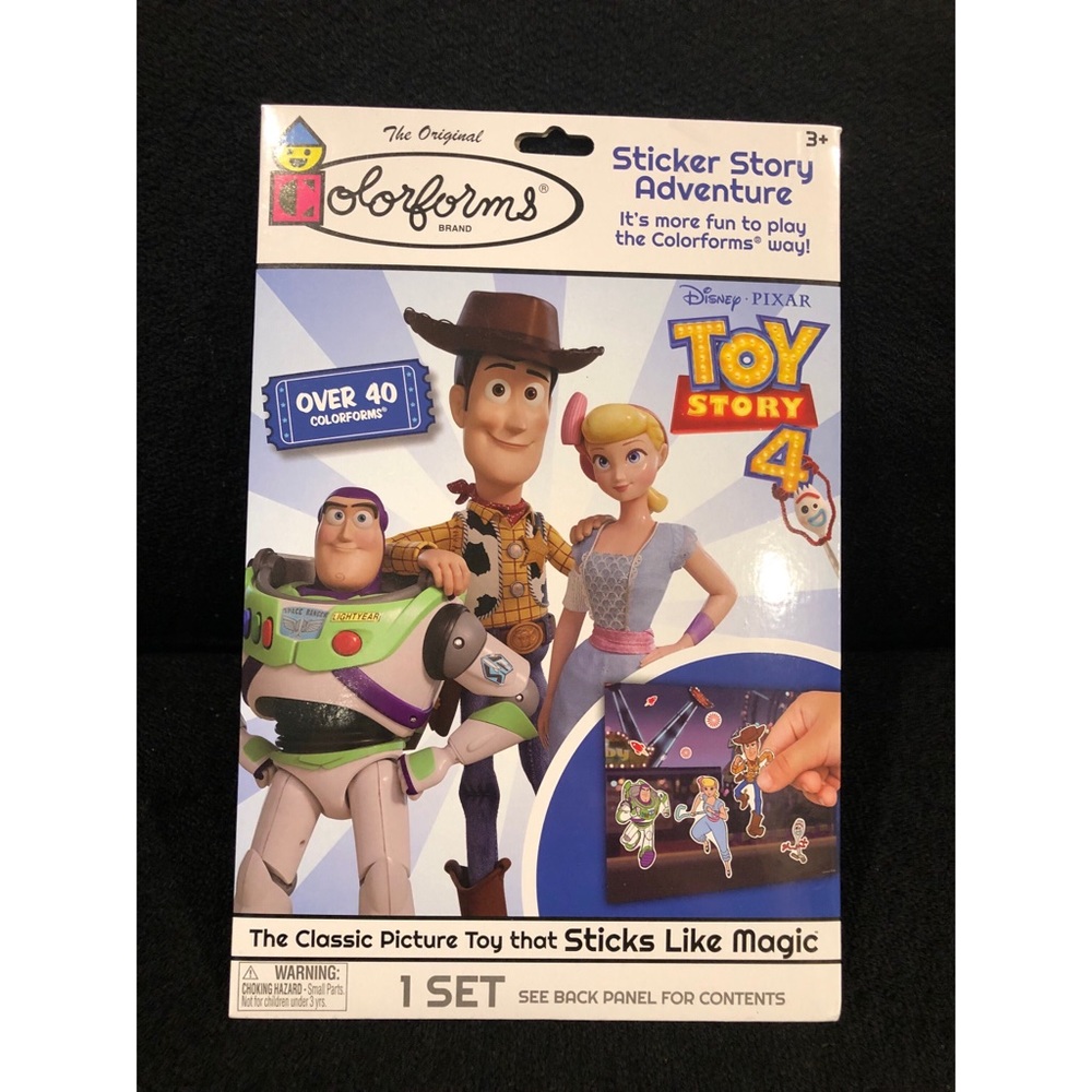 Toy Story 4 Colorforms Color Forms Sticker Set